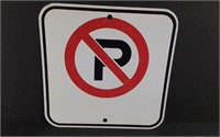 No Parking Metal Sign 11.75x11.75