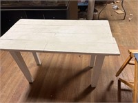 Painted white Wooden table