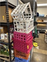 LARGE LOT OF CRATES