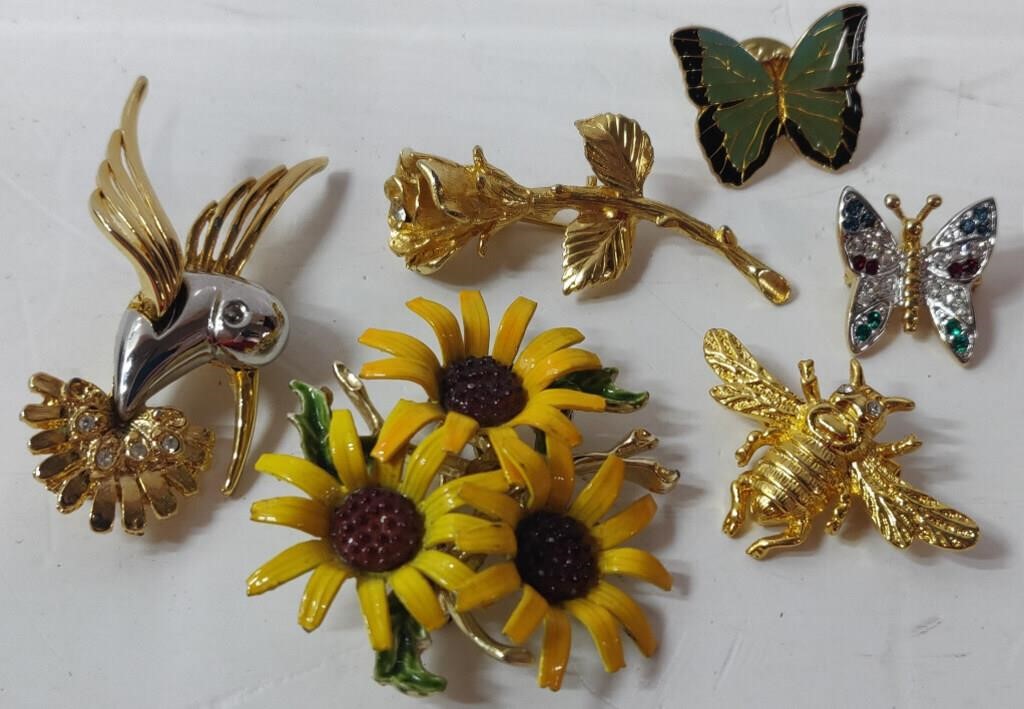 Flower & Animal Pins