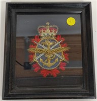 Military Navy Air Force Patch Framed