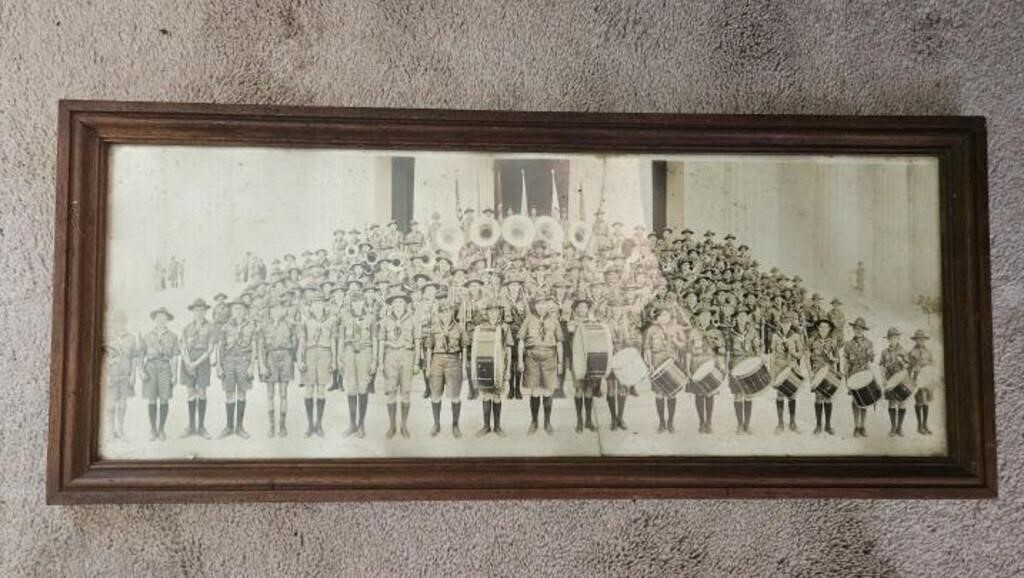 Vintage Boy Scout 26" x 12" photo