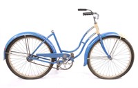 SCHWINN Vintage Balloon Tire Blue Girl's Bicycle