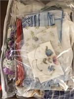 Bag of vintage handkerchiefs