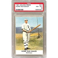 1961 Golden Press Homerun Baker Psa 8