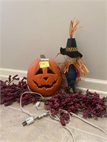 Pumpkin & Scarecrow