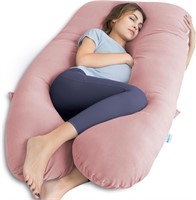 QUEEN ROSE 60in U Pregnancy Pillow  Pink