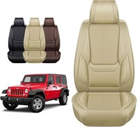 OASIS AUTO Jeep Seat Covers Tan Set