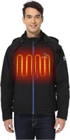 ORORO Men's Heated Jacket with Detachable Hood...