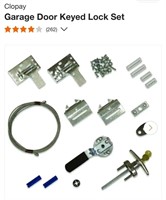 Clopay Garage Door Lockset-Silver