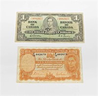 1930's AUSTRALIA and CANADA NOTES