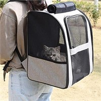 Pet Backpack Breathable Heat Dissipation Cat Bag C