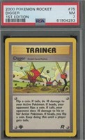 2000 Pokemon Rocket 1st Edition Digger #75 Card