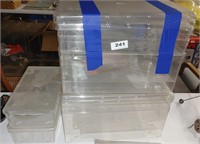 clear plastic storage boxes with lids