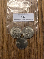 1972, 1974, 1976 Liberty Dollar Coins