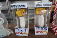 WACKY WOBBLER PEZ NURSE DISPENSERS - NIP