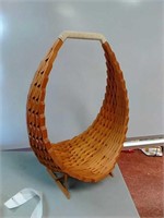 High end designer wooden large basket