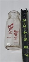 Decatur IL Dairy Lane 1/2pt Bottle