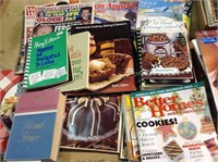 Magazines and books, cookbooks