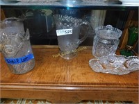 Genuine Crystal and Cut Glass Shelf Lot