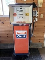 Gulf Oil Restored Gasoline Pump