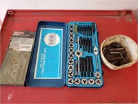 Tap and die set and extra  pieces