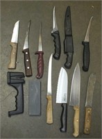FILET KNIFE, GINSU KNIFE, SHARPENING STONE, MORE