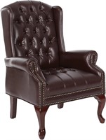 Office Star TEX Traditional Queen Anne Style Chair