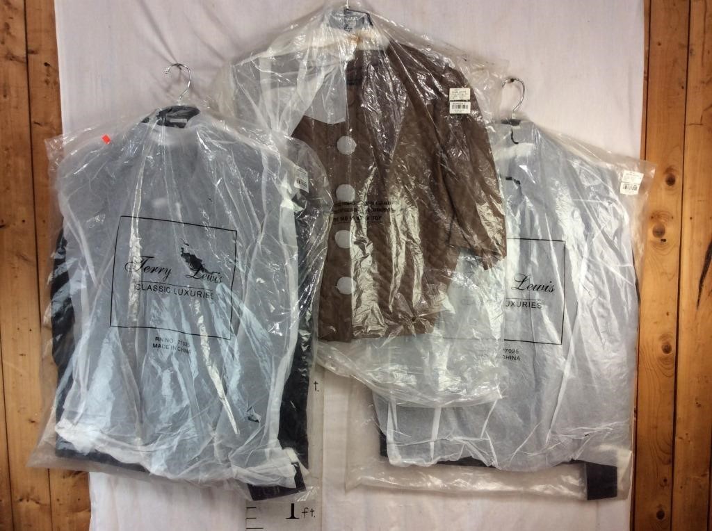 Three Terry Lewis Classic Luxuries Jackets