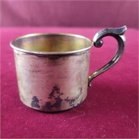 Sterling silver baby cup 0.99oz