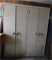 2 Metal Cabinets (30"×15"×72")