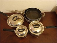 Meyer, calphalon stainless cookware, non-stick