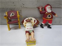 REDSKIN CHRISTMAS ORNAMENTS