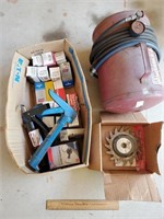 Air Tank, Jack, Electrical & Assorted Lot