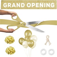 Deluxe Grand Opening Ribbon Cutting Ceremony Kit -