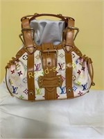 Louis Vuitton Theda Multi Colour Hand Bag