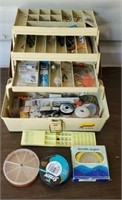 Tackle Box with Hooks, Swivels, Weight and more