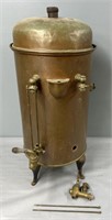 Vintage Copper Coffee Maker with Pyrex Glass