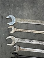 Assortment of  Open End Vtg Wrench 1/2"- 3/4"
