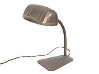 Vtg Adjustable Bronze Desk Lamp