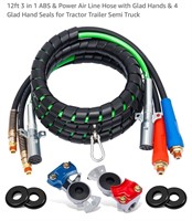 12ft 3 in 1 ABS & Power Air Line Hose with Glad