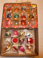 Box Lot of Vintage Xmas Ornaments