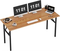 62 Folding Desk  Teak & Black AC5BB-157