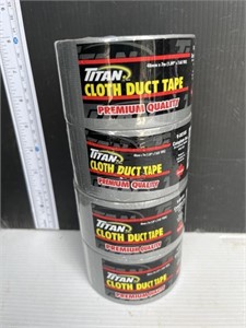 4 rolls of cloth duct tape
