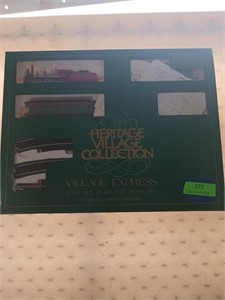 Heritage village Collection HO scale train and