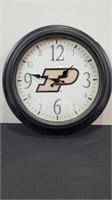 A Purdue school clock.