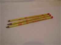 3 Vintage Overland National Bank Adv Pencils