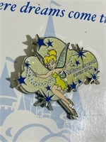 Disney Tinkerbell where dreams come true pin