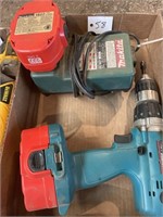 Makita Drill , Charger and 2 Batteries 18 Volt