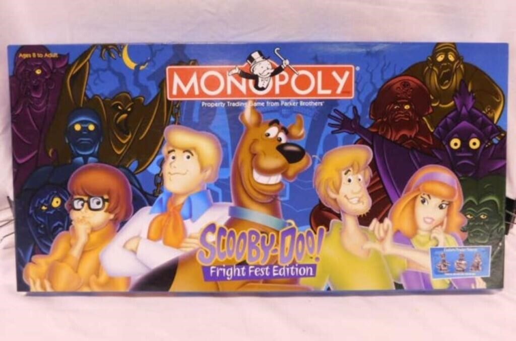 Scooby-Doo Fright Fest Monopoly board game -